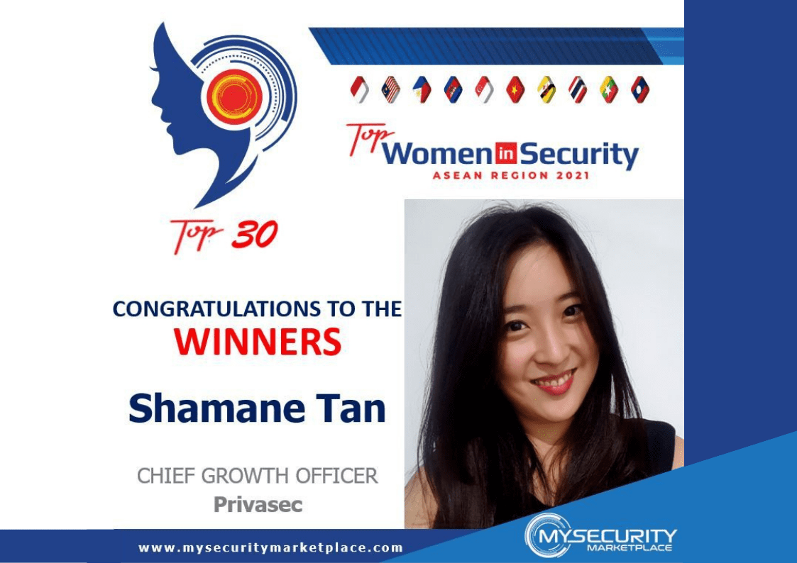 top 30 women in security | Shamane Tan