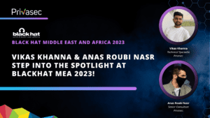 Event Recap | Vikas and Anas step into the spotlight at Black Hat Middle East and Africa 2023!