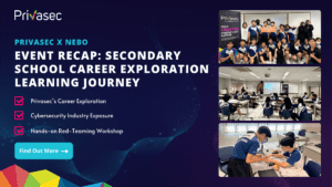 Event Recap | Privasec x nEbO Secondary School Career Exploration Learning Journey 