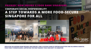 Event Recap | Privasec Now Sekuro Volunteers Tackle Food Insecurity in Singapore with Food Bank Singapore