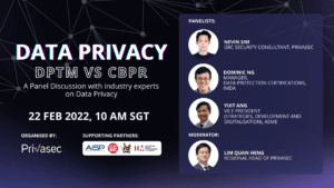 Data Privacy Panel Discussion: DPTM vs CBPR